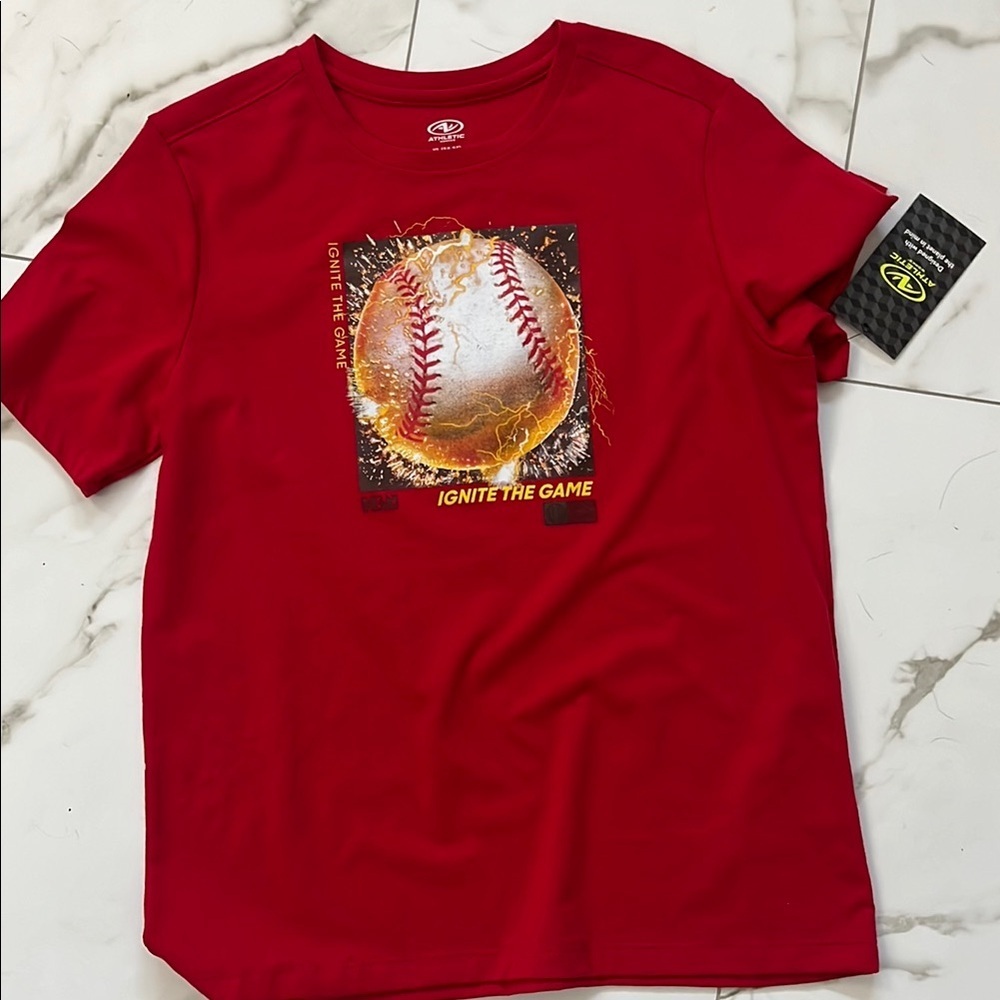 Athletic Works Red Sports Tee